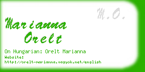 marianna orelt business card